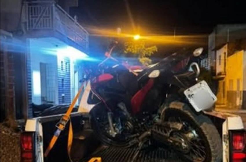 Imagem Motocicleta recuperada em ação da Polícia Militar