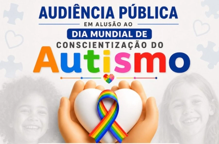 Imagem Câmara de Sousa promove audiência pública sobre conscientização do autismo