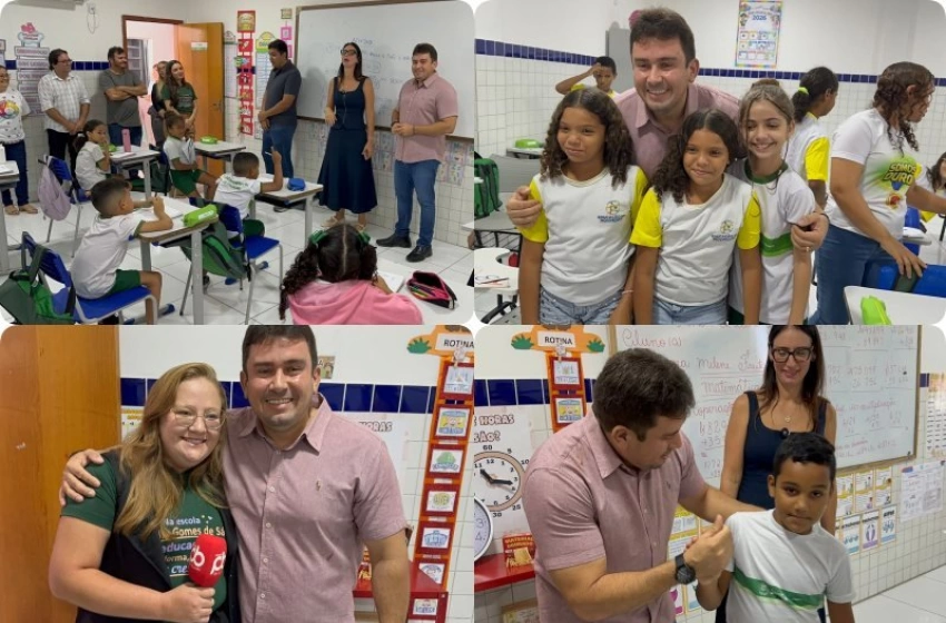 Imagem Prefeito Helder inaugura reforma da E.M. Otacílio Gomes de Sá