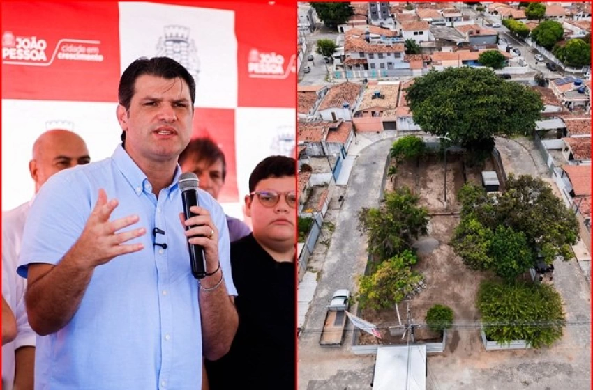 Imagem Construção de praça no Treze de Maio