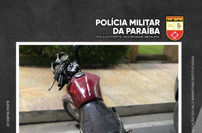 Imagem Moto com chassi adulterado