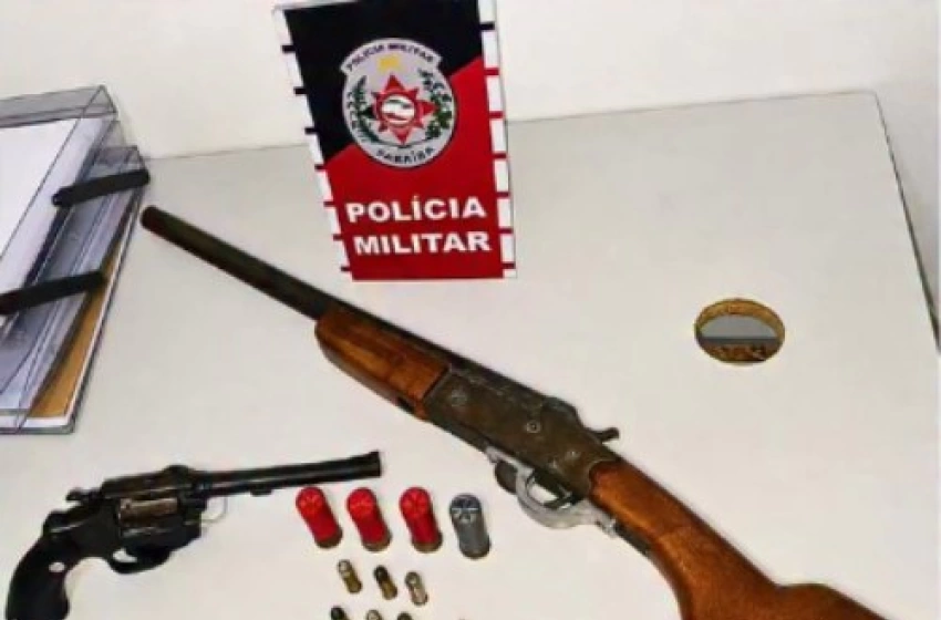 Imagem Prisão de homem com arma e moto adulterada