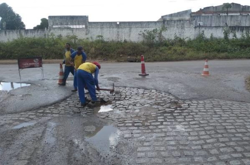 Imagem Operação Tapa-buraco em João Pessoa