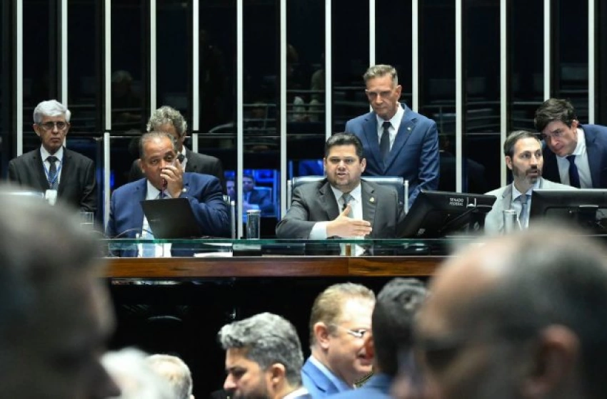 Imagem Presidente do Senado, Davi Alcolumbre (União-AP)