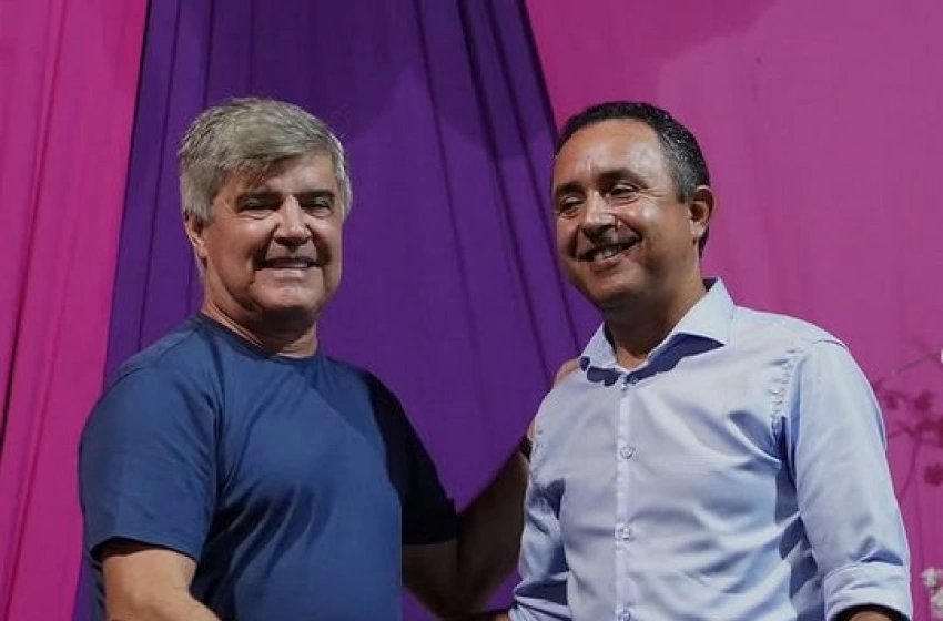 Imagem Deputado Wellington Roberto ao lado do prefeito de São Vicente do Seridó