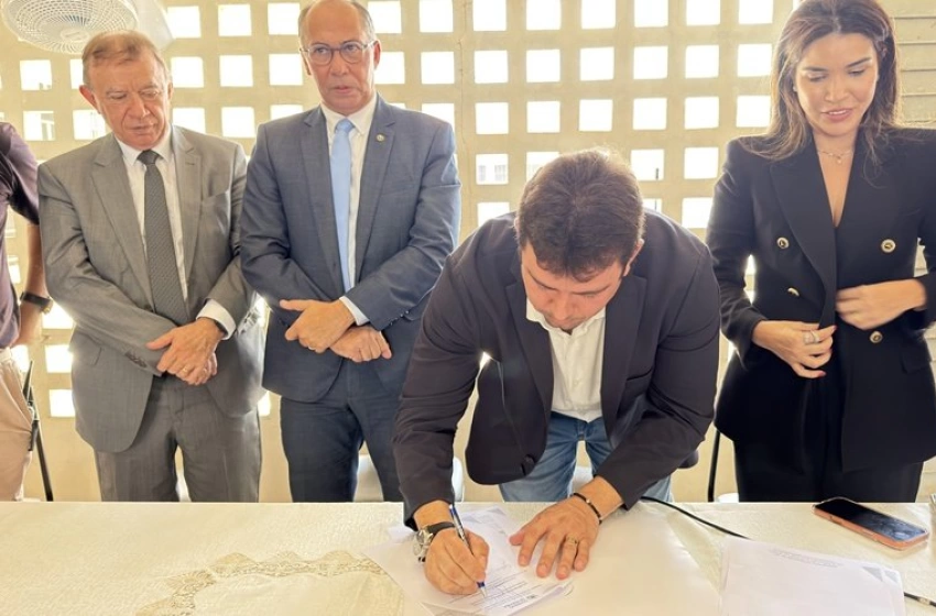 Imagem Solenidade na Colônia Penal Agrícola de Sousa para a assinatura do Termo de Cooperação Técnica por Helder Carvalho