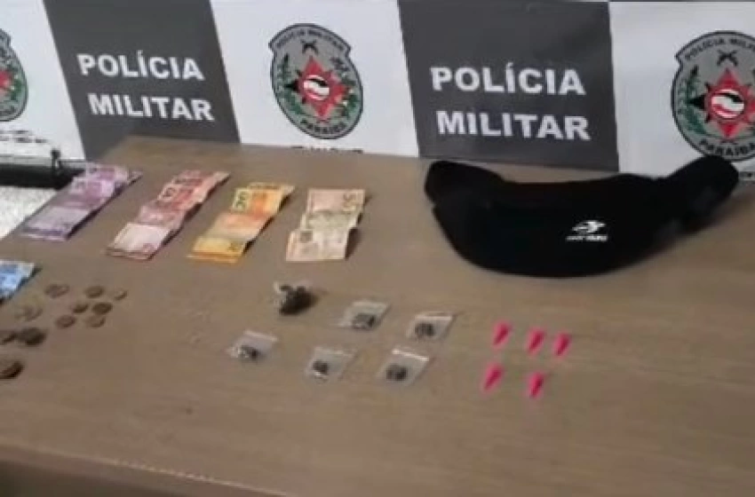 Imagem Drogas apreendidas pela Polícia militar em João Pessoa 