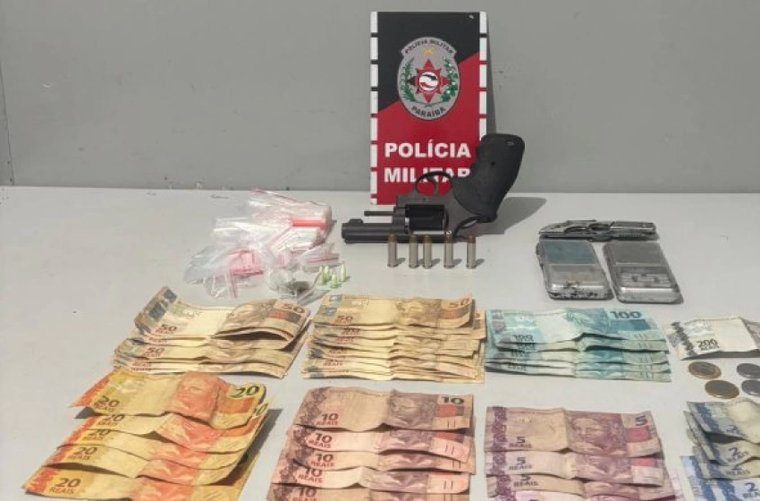 Imagem Material ilícito apreendido em ação da Polícia Militar