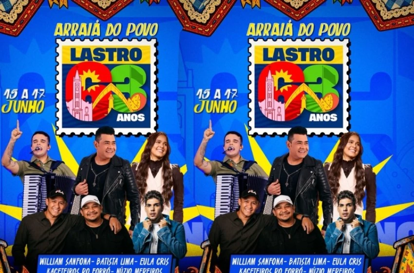 Imagem Programação dos 63 anos do Lastro