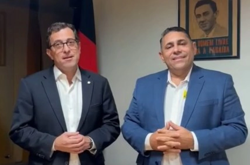 Imagem Deputado federal Gervásio Maia e o Prefeito de Aparecida João Neto 