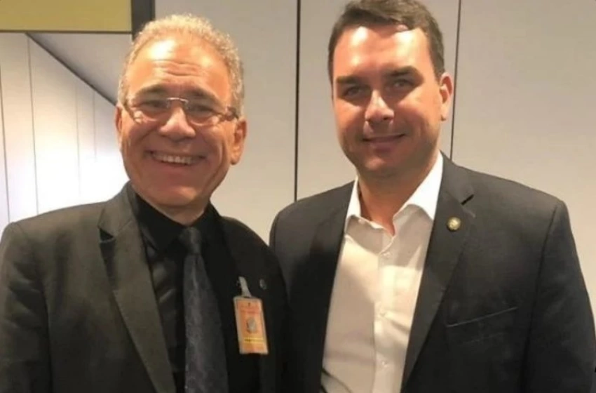 Imagem Marcelo Queiroga, e Flavio Bolsonaro