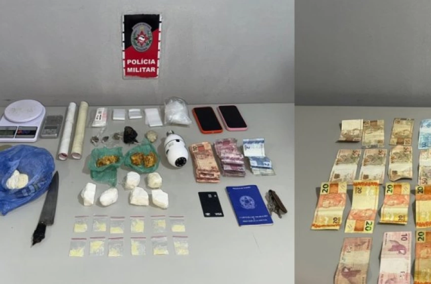 Imagem Drogas apreendidas em ações policiais na cidade de Bayeux 