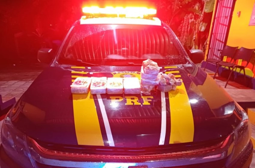 Imagem Drogas apreendidas em ação da PRF