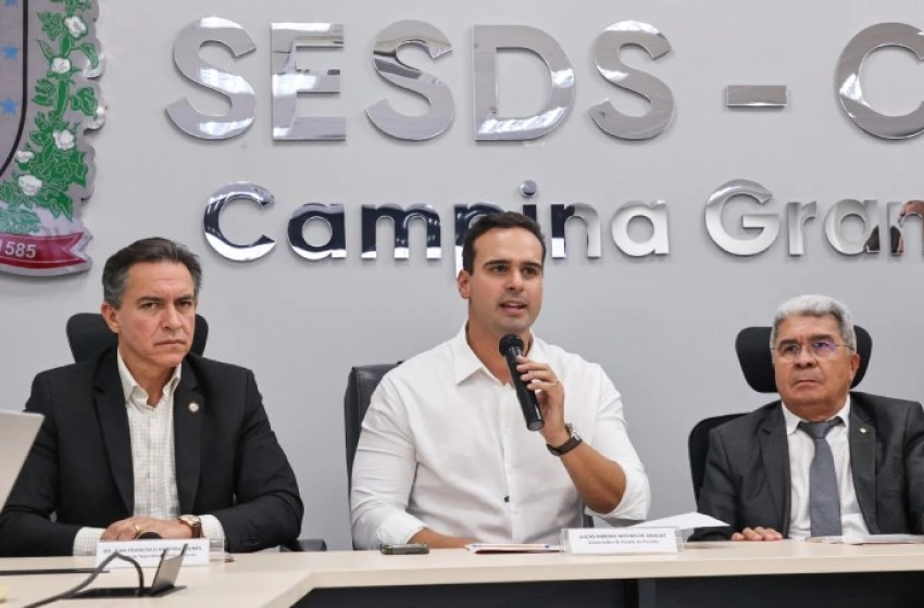 Imagem Lucas Ribeiro apresentando resultados da Segurança