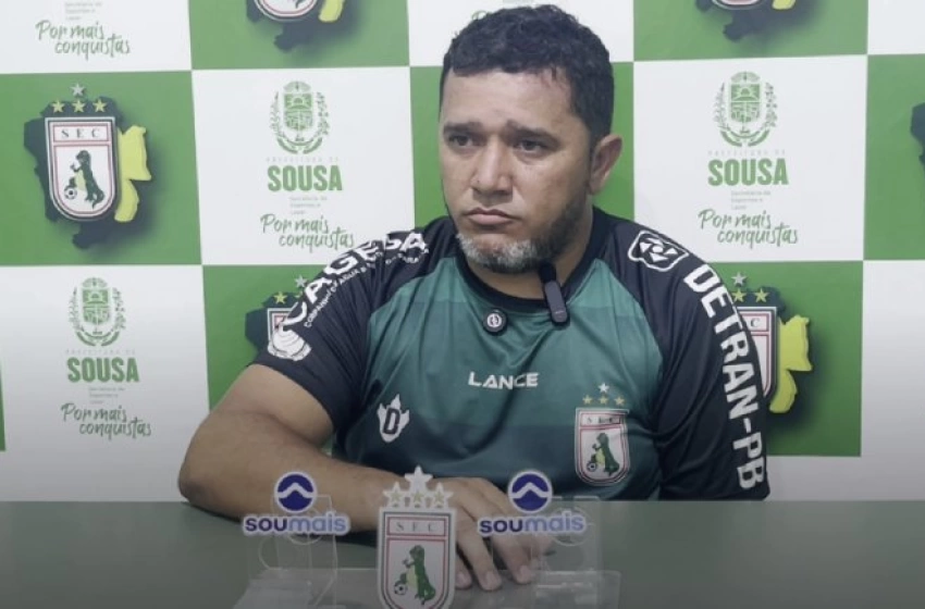 Imagem Tardelly Abrantes no comando técnico do Sousa