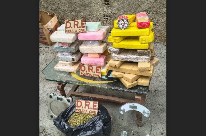 Imagem Grande apreensão de drogas