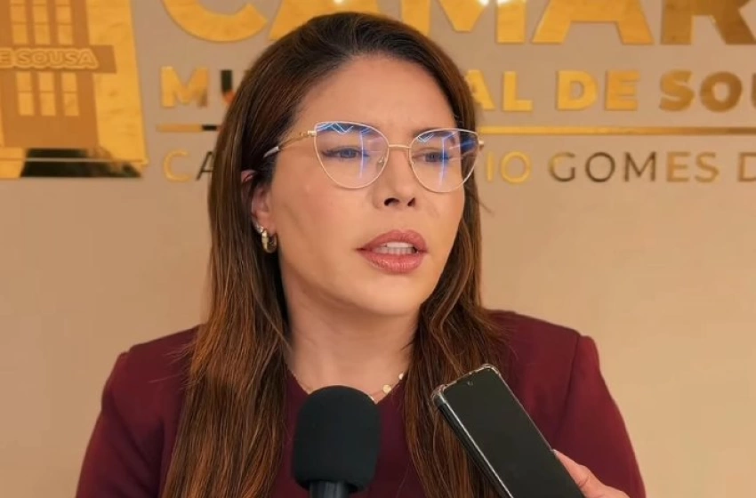 Imagem Presidente da Câmara de Sousa, vereadora Amanda Silveira