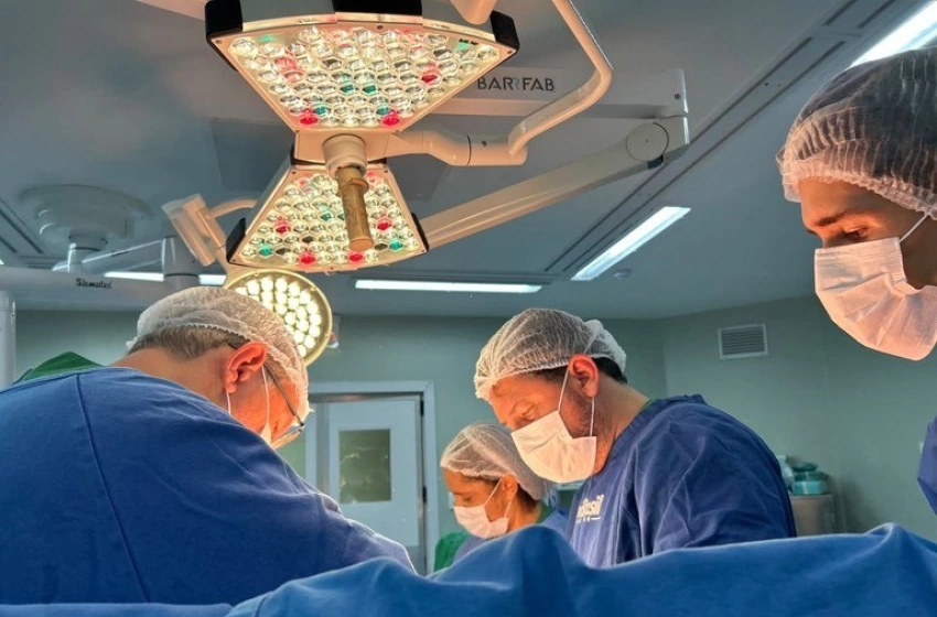 Imagem Doação de órgãos registrado pela Central de Transplante 