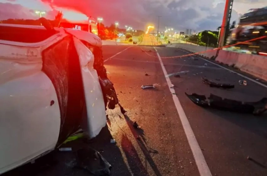Imagem Acidente registrado na BR-230