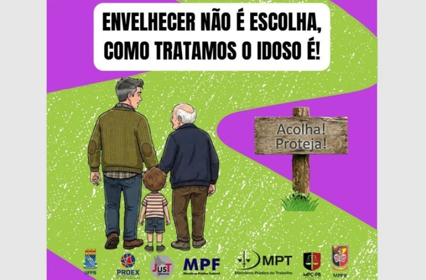 Imagem Arte: Cartilha da Campanha Junho Violeta 2026/UFPB, Proex, Just