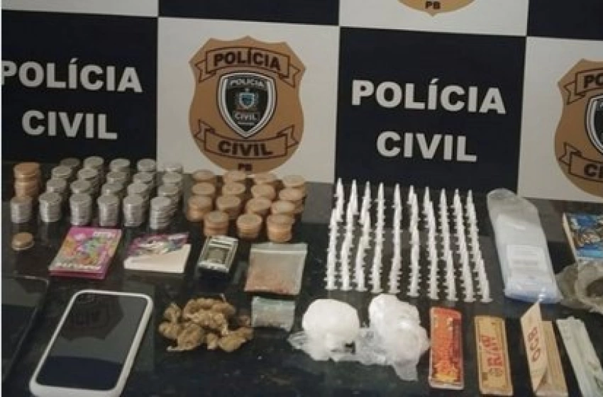 Imagem Material ilícito apreendido em ação da Polícia Civil