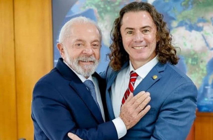 Imagem Presidente Lula com o Senador, Veneziano Vital do Rego