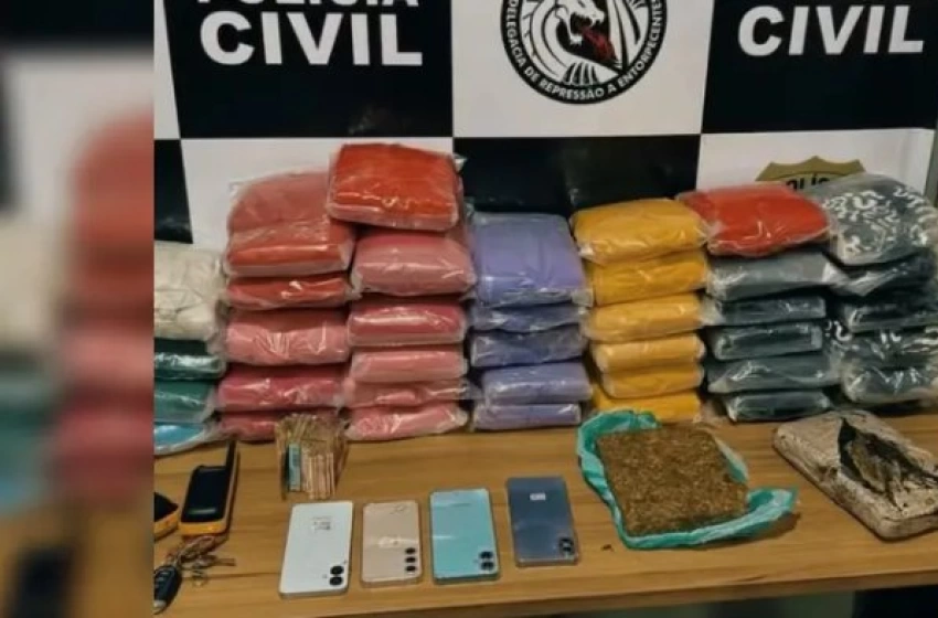 Imagem Apreensão de grande quantidade de skunk (supermaconha)