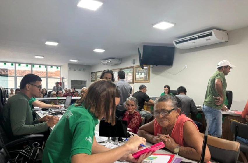 Imagem Mutirão do programa Regulariza-PB