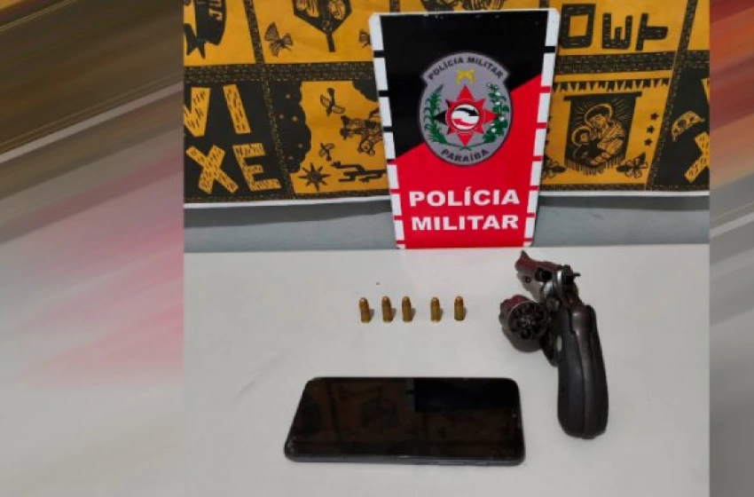 Imagem Arma usada em roubo na cidade de Santa Rita