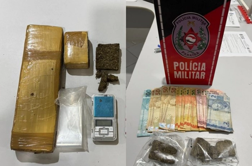 Imagem Drogas apreendidas pela Polícia Militar em Catolé do Rocha 