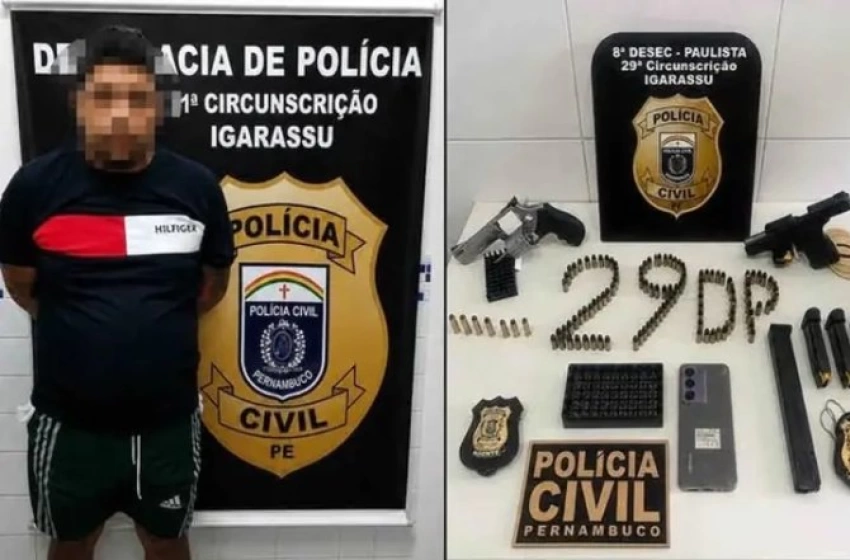 Imagem Captura de um dos principais líderes da facção criminosa Nova Okaida