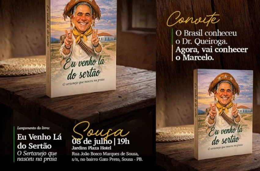Imagem Livro biográfico do ex-ministro, Marcelo Queiroga 