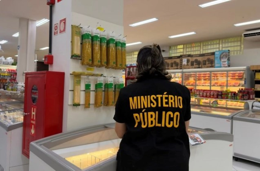 Imagem Fiscalização em supermercado no município de Santa Luzia