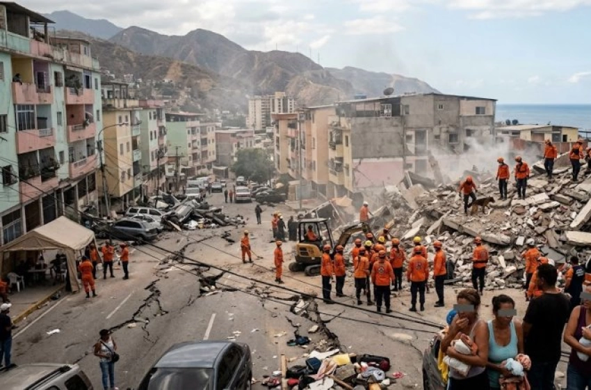 Imagem Terremotos que atingiram a Venezuela