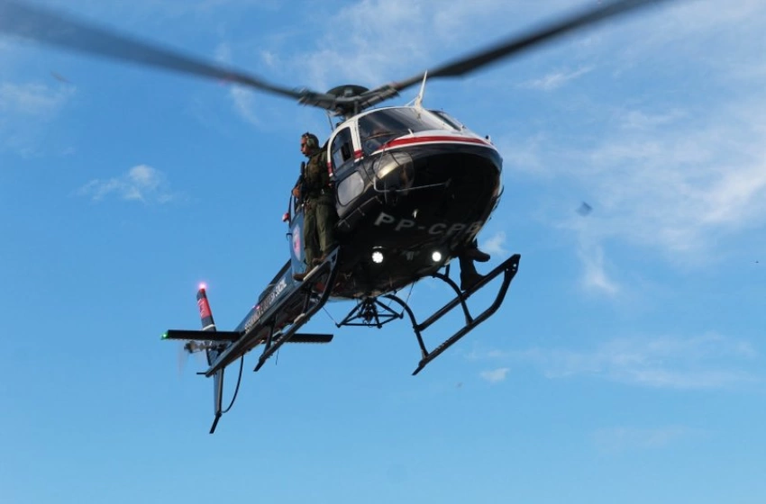 Imagem Grupamento Tático Aéreo (GTA), da Secretaria da Segurança e da Defesa Social (Sesds)