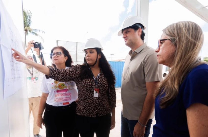 Imagem Visita à Escola Municipal Tércia Bonavides, no bairro Valentina Figueiredo