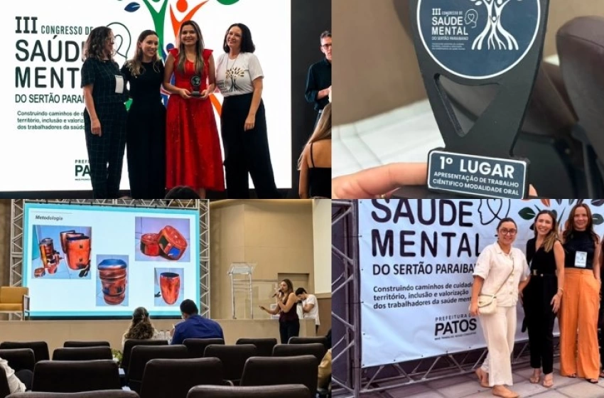 Imagem Sousa conquistou uma premiação no III Congresso de Saúde Mental