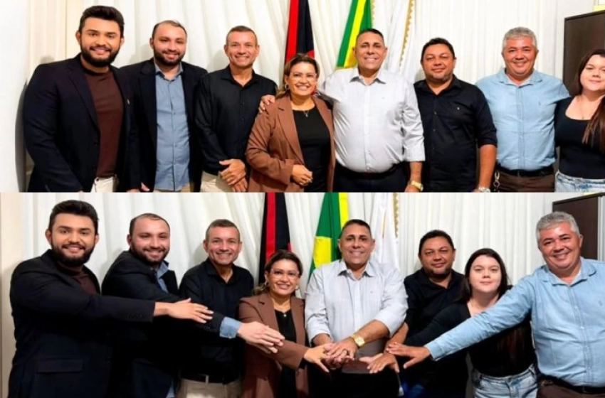Imagem Prefeito, João Neto com sua bancada governista