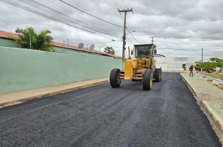 Imagem Pavimentação asfáltica no bairro José Lins do Rêgo