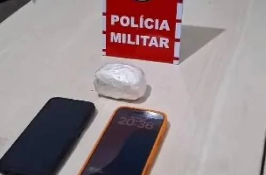 Imagem Cocaína apreendida pela PM