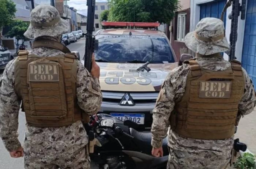Imagem Moto apreendida na Operação Brasil Contra o Crime Organizado/Divisas