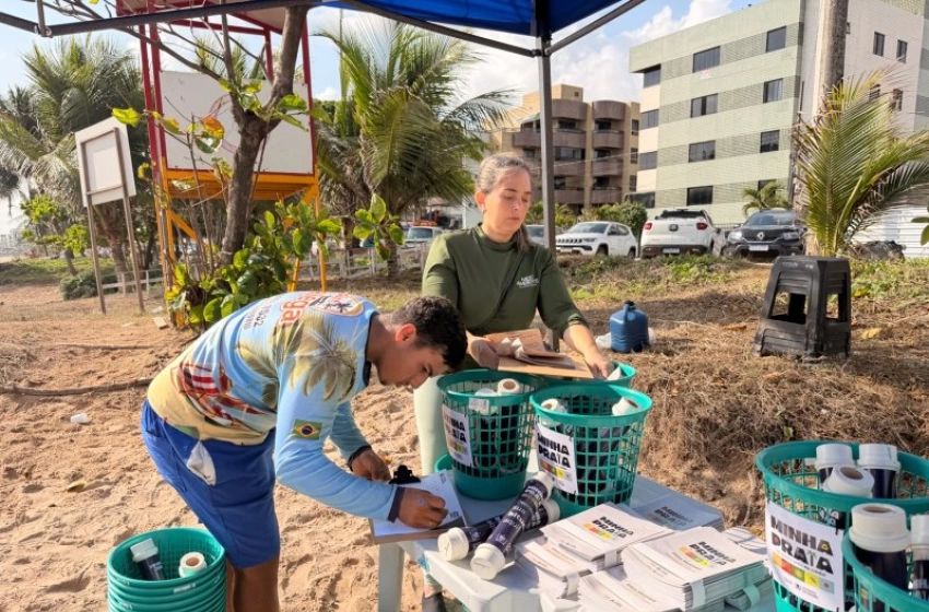 Imagem Projeto Minha Praia promove treino de natação e ações de educação ambiental