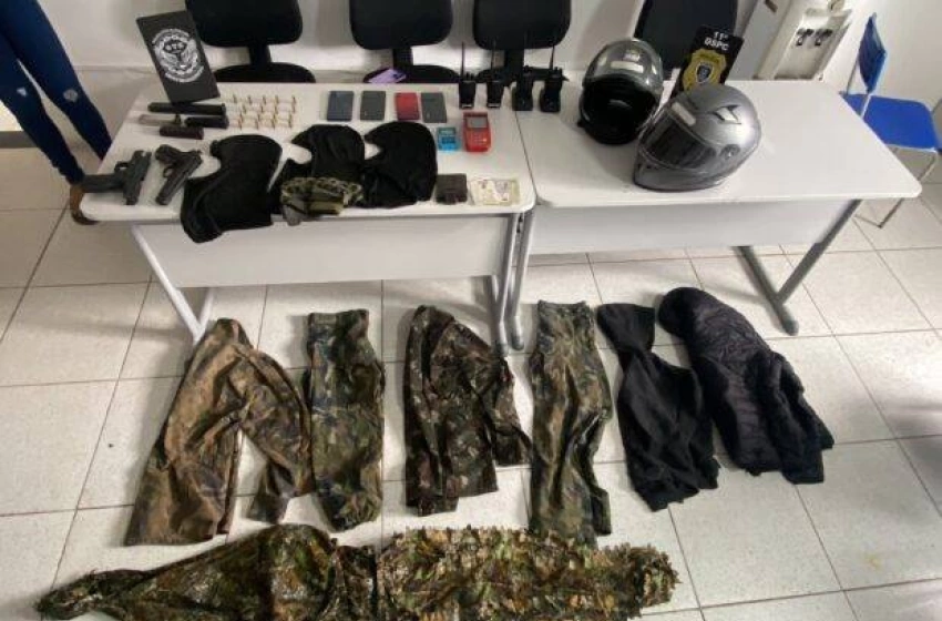 Imagem Material ilícito apreendido em ação da PC