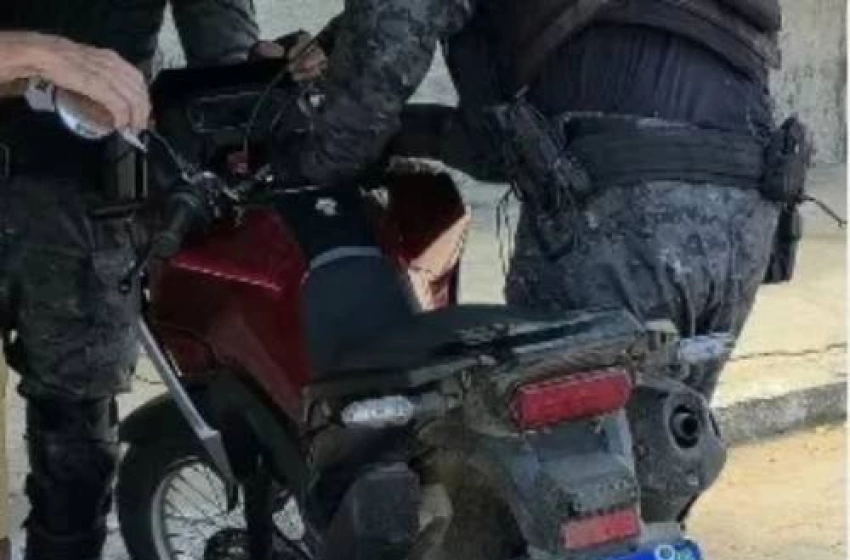 Imagem Apreensão de motocicleta clonada e roubada