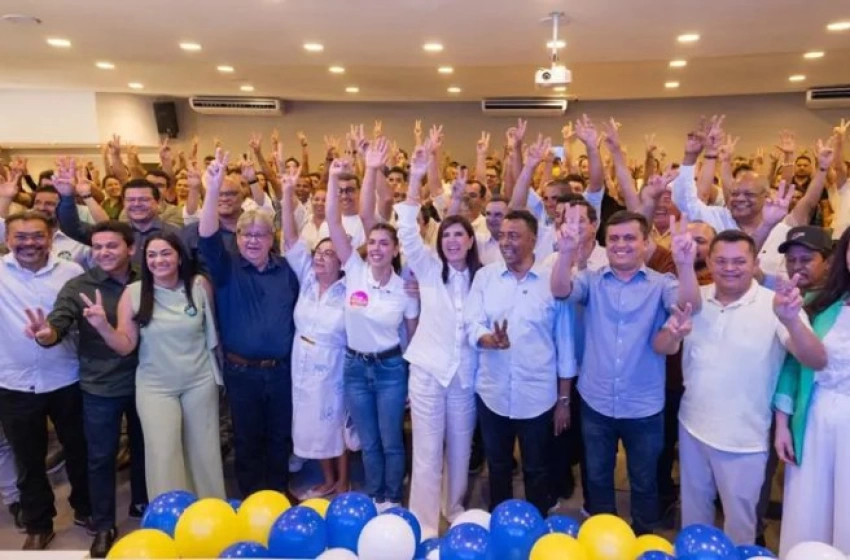 Imagem União Brasil oficializando apoio a João Azevêdo