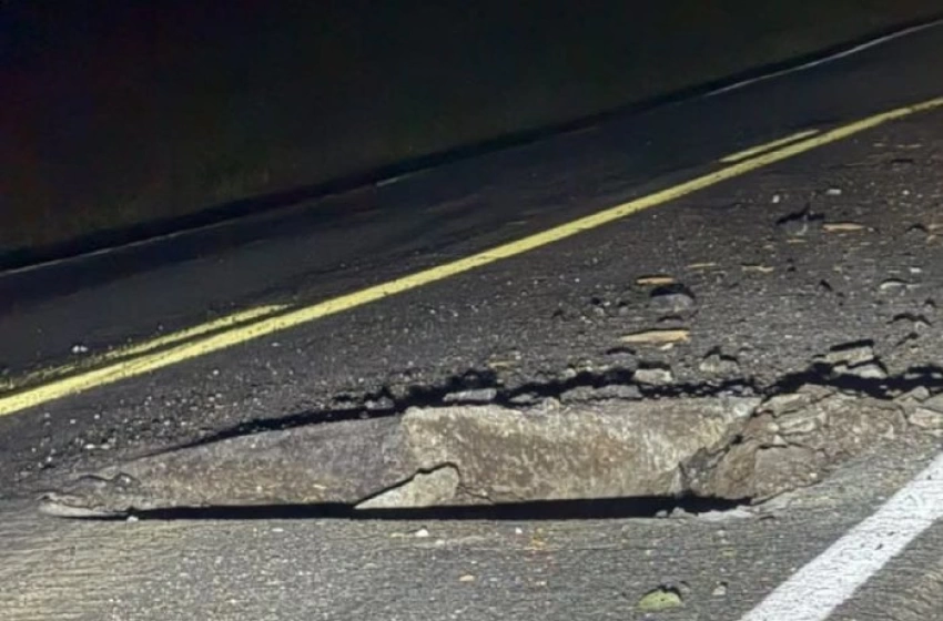 Imagem Cratera na BR-230, no Agreste da Paraíba