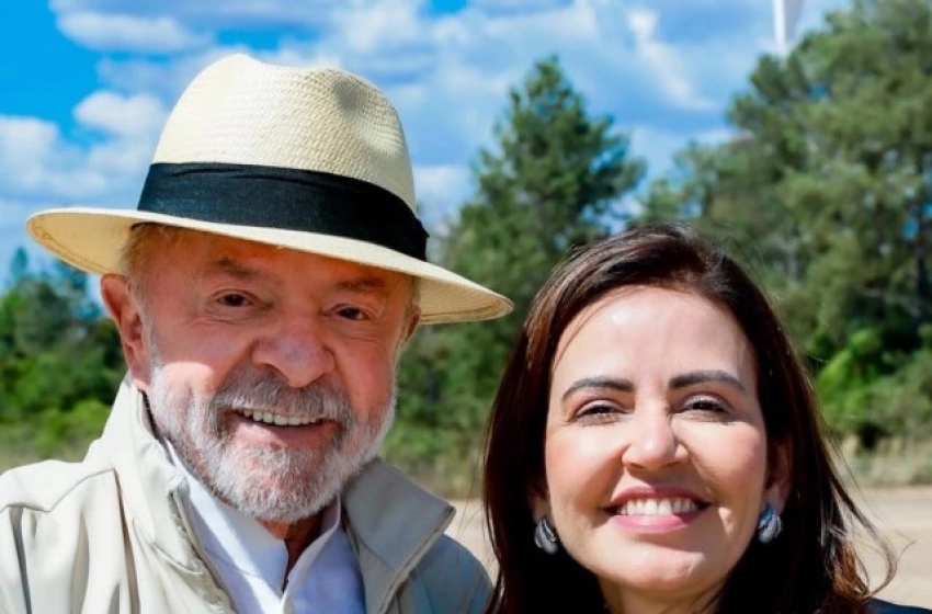 Imagem Presidente Luiz Inácio Lula da Silva e Pollyanna 