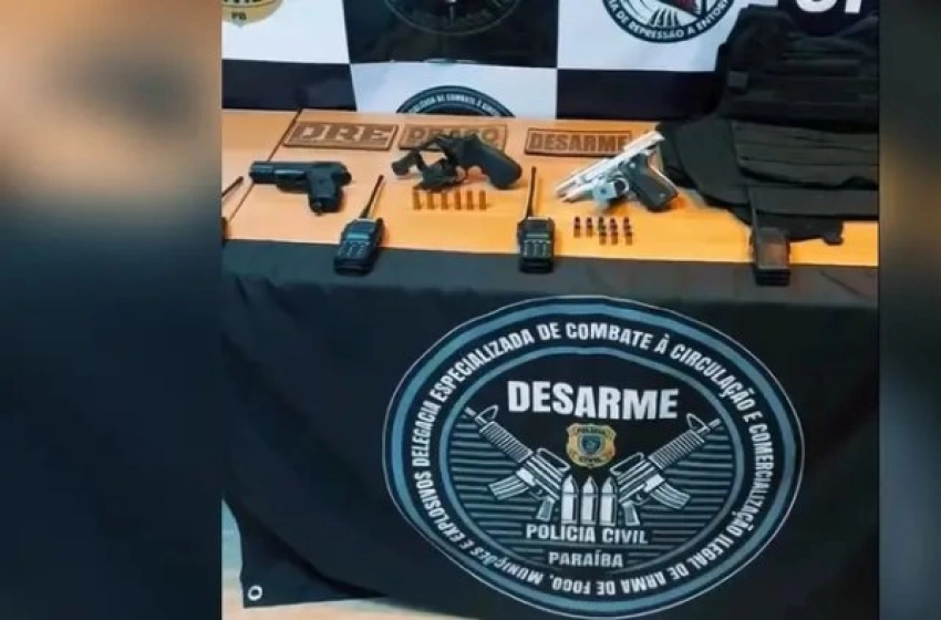 Imagem Material ilícito apreendido em ação da PC