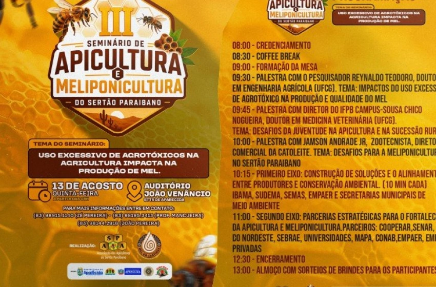 Imagem II Seminário de Apicultura e Meliponicultura do Sertão Paraibano