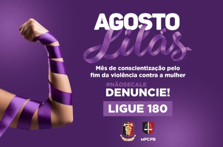 Imagem Campanha Agosto Lilás
